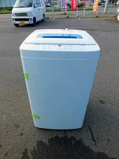 【苫小牧バナナ】2017年製 ハイアール/Haier 4.2kg 全自動洗濯機 JW-K42M ホワイト系 単身者向け 清掃済み