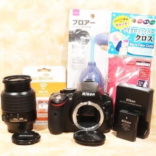 【タラ】スマホへ転送可能⭐️自撮りOK❤️NikonD5100❤️標準レンズ！ ニコン Nikon D5100⭐️スマホに転送⭐️自撮り＆動画OK⭐️即日