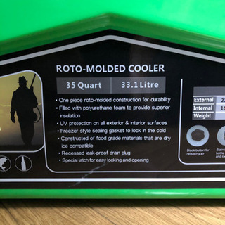 Deelight ディーライト Iceland Cooler Box 35QT 商談成立　新品未使用品