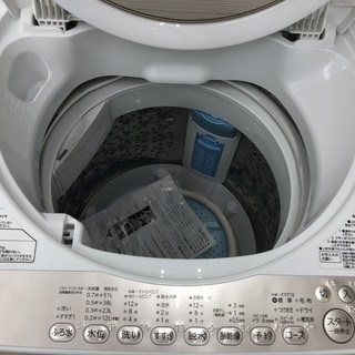 洗濯機 TOSHIBA 2016年 6.0kg AW-6G3