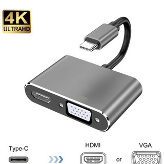 値下げ【新品未使用】USB Type c HDMI VGA 変換...