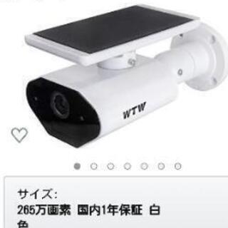 防犯カメラ 亀ソーラー白