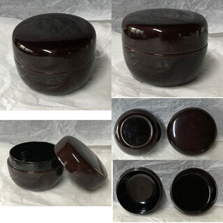 c716 茶箱 桑 利休形 野点 茶道具 抹茶碗 振出 棗