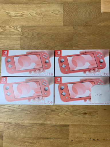 Nintendo Switch lite コーラル1台分