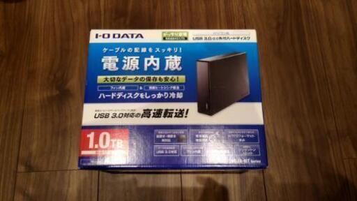 新品未使用！ I・O DATA HDJA-UT1.0 外付けHDD パソコン用