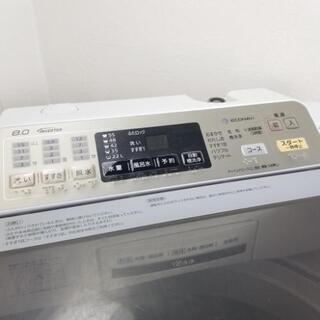 中古 8.0kg 送風乾燥機能付 全自動洗濯機 パナソニック NA-FA80H1-N シャンパン 世帯用 2014年製造 6ヶ月保証付き