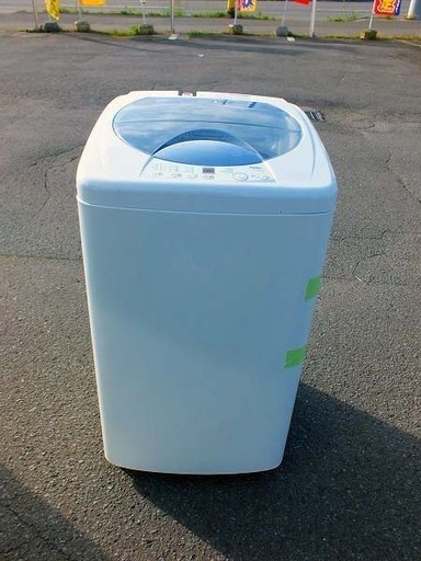【苫小牧バナナ】2008年製 ハイアール/Haier 5.0kg 全自動洗濯機 JW-51A ホワイト系 単身者向け 清掃済み
