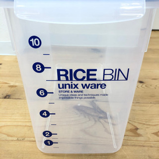 キッチン用品　米びつ unixware  RICE BIN  14L
