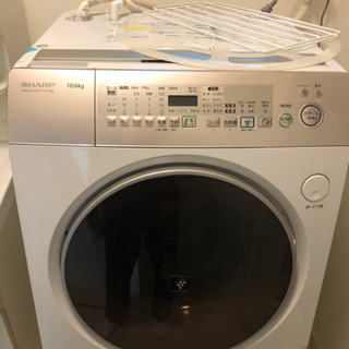 SHARP ドラム式洗濯機　ES-V530-L