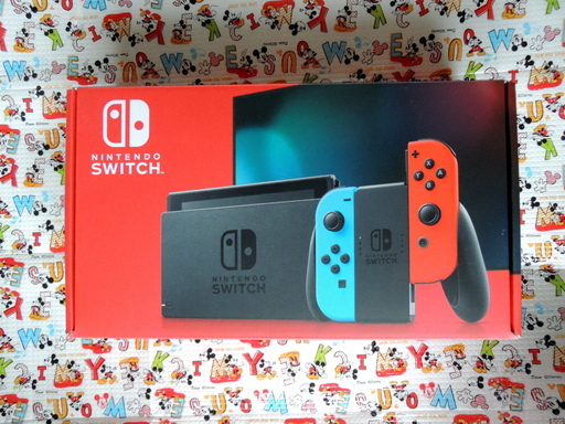 新品未使用! Nintendo Switch ニンテンドー スイッチ 本体 Joy-Con ネオンレッド／ネオンブルー
