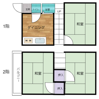 東大阪　戸建賃貸　フリーレント１ヶ月　保証人なし　大家直　家賃　...