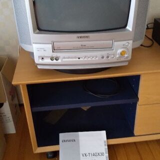 AIWA テレビデオ 14型 中古