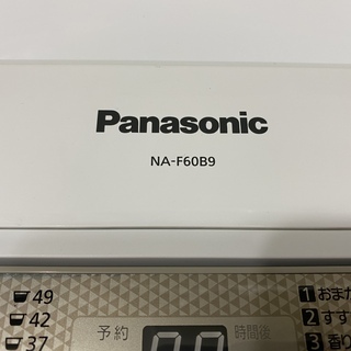 洗濯機 パナソニック Panasonic NA-F60B9 2016年製 6.0kg 中古品