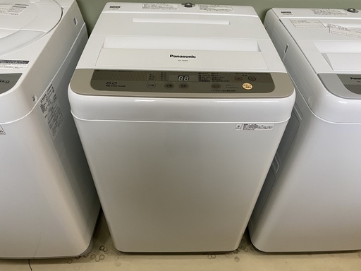 洗濯機 パナソニック Panasonic NA-F60B9 2016年製 6.0kg 中古品