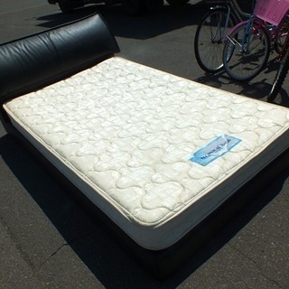  【苫小牧バナナ】シーリー ベッド Sealy ベッドフレーム Soleil ソレイユ：セミダブル(SD)サイズ ブラック系