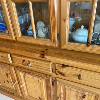 【直接引取】イタリアの家具 食器棚(大) 大幅値下げ！