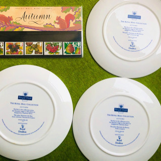 ロイヤルドルトン　英国郵便とのコラボデザインプレート