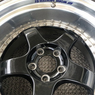 WORK s1 18インチ　pcd114.3 Work Meister S1 3P 4x114.3 18x15-16 A Disk Silver