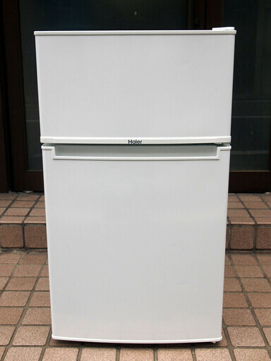 ㉓【6ヶ月保証付】18年製 美品 ハイアール 85L 2ドア 冷凍冷蔵庫 JR-N85B