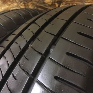 DUNLOP ENASAVE EC204 185/70R14 14インチ 夏タイヤ 4本 2019年製 バリ溝