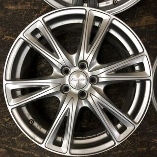 HOTSTUFF Exceeder エクシーダー 社外ホイール 17インチ 4本 7J5HPCD100+50 プリウス レガシィ インプレッサ等　(VHC105) クレジットカード QR決済可能 HOTSTUFF Exceeder エクシーダー 社外ホイール 17インチ 4本