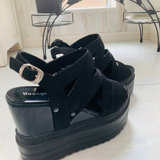 厚底靴（黒）