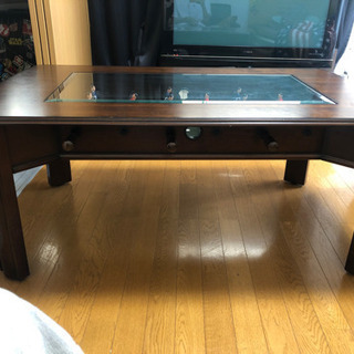 アメリカモダンな机 サッカーゲームもできる！