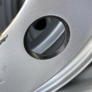 【新車外し】6本セット スチールトラックホイール 夏 冬の履き替えやスペアー用などに 17.5×6.00 オフセット+135 PCD222.25/6穴 ハブ径164mm