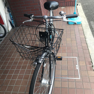 27インチ 軽快車 外装6段変速 ledオートライト 音鳴りにくいローラー