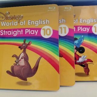 美品 最新版 DWE ストレートプレイ ブルーレイ 2019年 教材 ディズニー