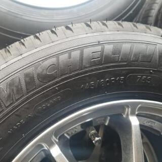 145/80R13⭐未使用タイヤ！ミシュラン製アルミホイール付サマータイヤ 
