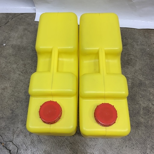 未使用品 まとめて2個セット 看板用 注水型 ポリウエイト 水タンク 重り バリケード用 店舗用品 工事現場用 転倒防止 B ジュンマイ 福井のその他の中古あげます 譲ります ジモティーで不用品の処分