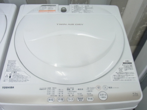 東芝 4.2K洗濯機 2015年製造 AW-4S2 数に限りがあります！ - 洗濯機 