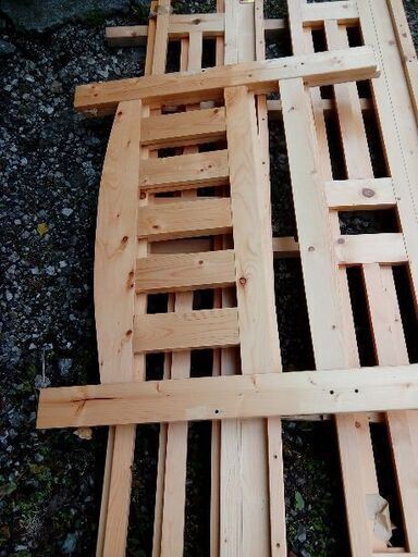 商談中【愛品館 江戸川店】太平産業 木製2段ベッド ベッド ID:153- 