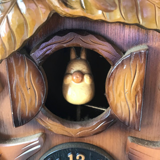 となりのトトロ　壁掛け時計　オルゴール　ジャンク 送料無料 となりのトトロ 壁掛け時計 からくり時計 振り子時計
