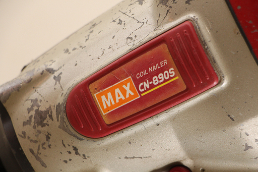 MAX マックス 90mm 常圧釘打機 CN-890S コイルネイラ プラシート ワイヤ釘(D3611wY)②