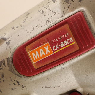 MAX マックス 90mm 常圧釘打機 CN-890S コイルネイラ プラシート ワイヤ釘(D3611wY)②