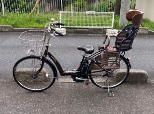 ヤマハ　電動自転車　3人乗り対応