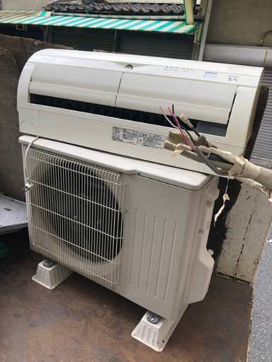 三菱　2.2kw  エアコン　リモコン付き　値下げ
