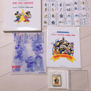 ブラザー　刺繍カード　ディズニーキャラクターズの楽しい世界