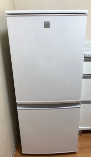【引取限定】2017年製 シャープ 2ドア 冷凍冷蔵庫　137L