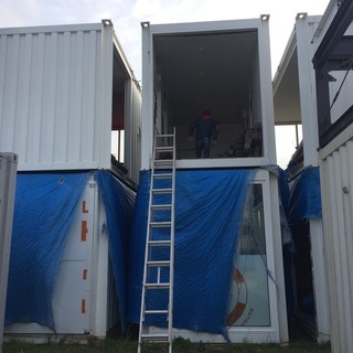 建築用中古コンテナ本体のみ「海の家として使用」