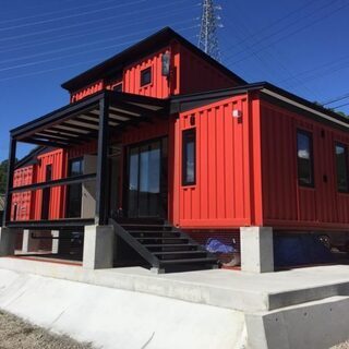 建築用中古コンテナ本体のみ「海の家として使用」