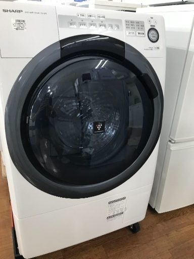 コンパクトサイズのドラム式洗濯機 SHARP 2018年 7キロ