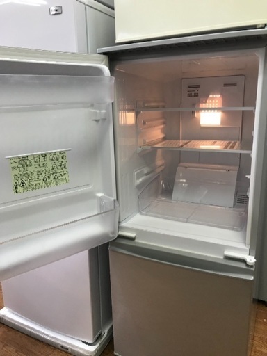 2ドア冷蔵庫 SHARP 2015年 137ℓ