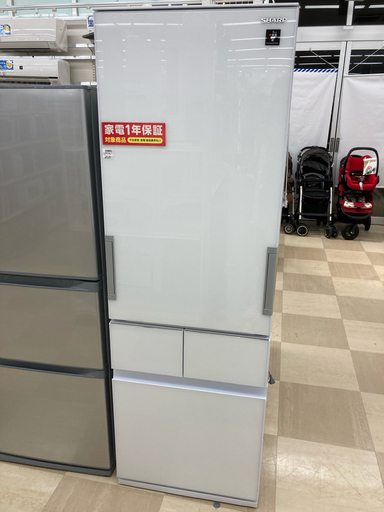 SHARP 4ﾄﾞｱ冷蔵庫 両開き 2018年製 SJ-GT42D