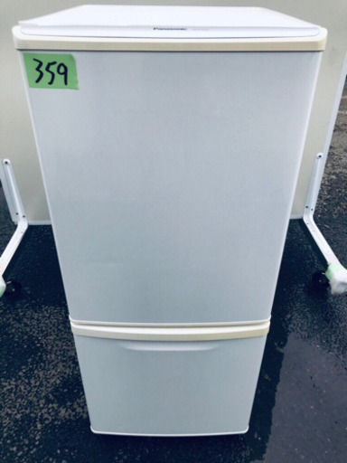 359番 Panasonic✨ノンフロン冷凍冷蔵庫✨NR-B142W-W形‼️