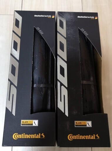 コンチネンタル　グランプリ　5000 25c 新品　2本セット　タイヤ　700C