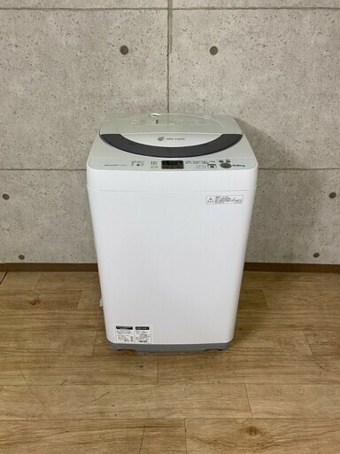 3*89 洗濯機 シャープ SHARP 全自動洗濯機 ES-GE55N-S 2014年製 5.5kg