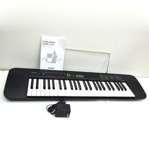 カシオ 電子キーボード CTK-240 動作確認済み ピアノ 入門 バンド 軽音 CTK-240 (0220343952)